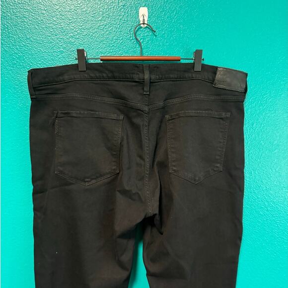 PAIGE Federal Slim Straight Black Shadow Stretch Pant Jean Men's 40 - Picture 7 of 10